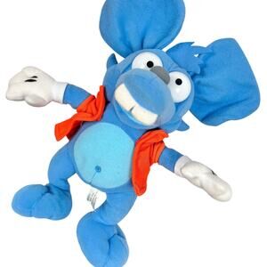 THE‎ SIMPSONS Toy Factory Itchy and Scratchy Show Rat Mouse Plush Stuffed Animal